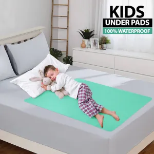 100% Waterproof Ultra Soft Export Quality Kids Under Pad In Green Color