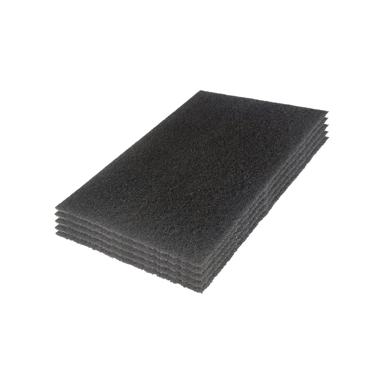 12" x 18" CleanFreak® 'Titan' Black Extreme Floor Stripping Pads - Case of 5