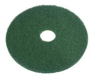 15" Green Heavy Duty Floor Scrubbing Pads - Case of 5