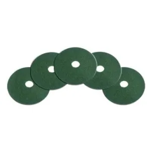 17" Green Heavy Duty Floor Scrubbing Pads - Case of 5