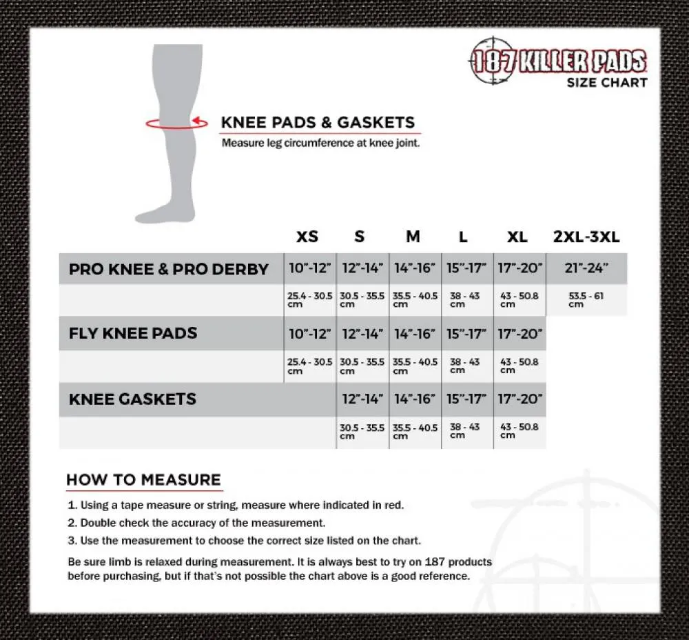 187 Killer Fly Knee Pads