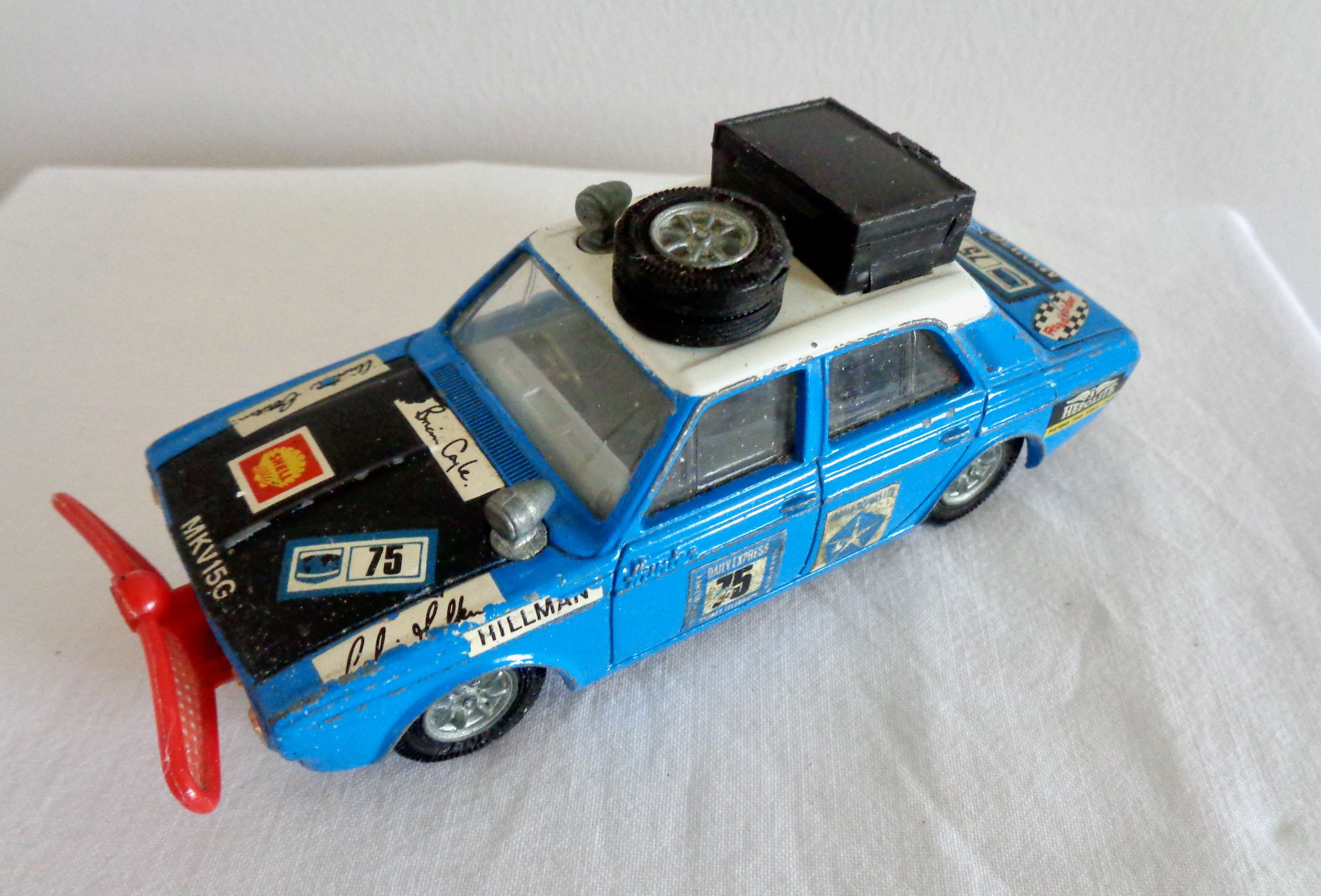 1960s Corgi Toys Model 302 Rootes Hillman Hunter Mk II Rally Car