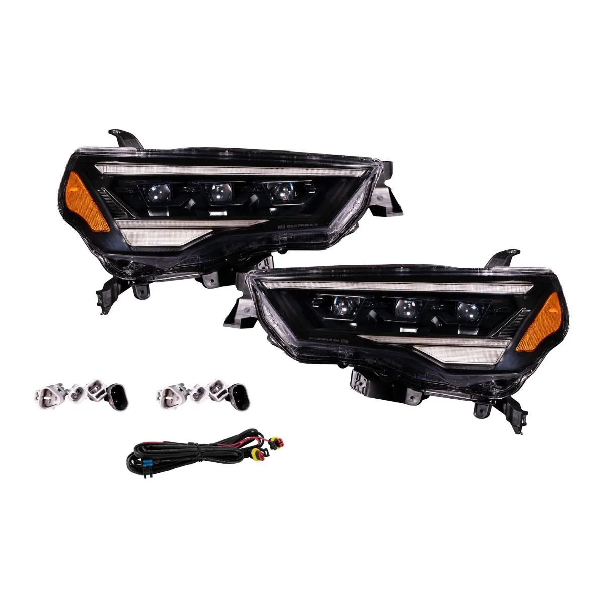 2014-2024 Toyota 4Runner Sequential LED Projector Headlights (Pair)