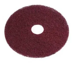 20" CleanFreak® 'Dominator' Burgundy High Performance Floor Wax Stripping Pads - Case of 5