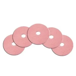 28" Pink Ultra Aggressive Propane Floor Burnisher Pads - Case of 5