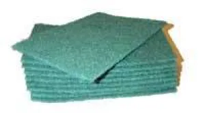 6" x 9" General Purpose Green Handheld Scrub Pads - Case of 60