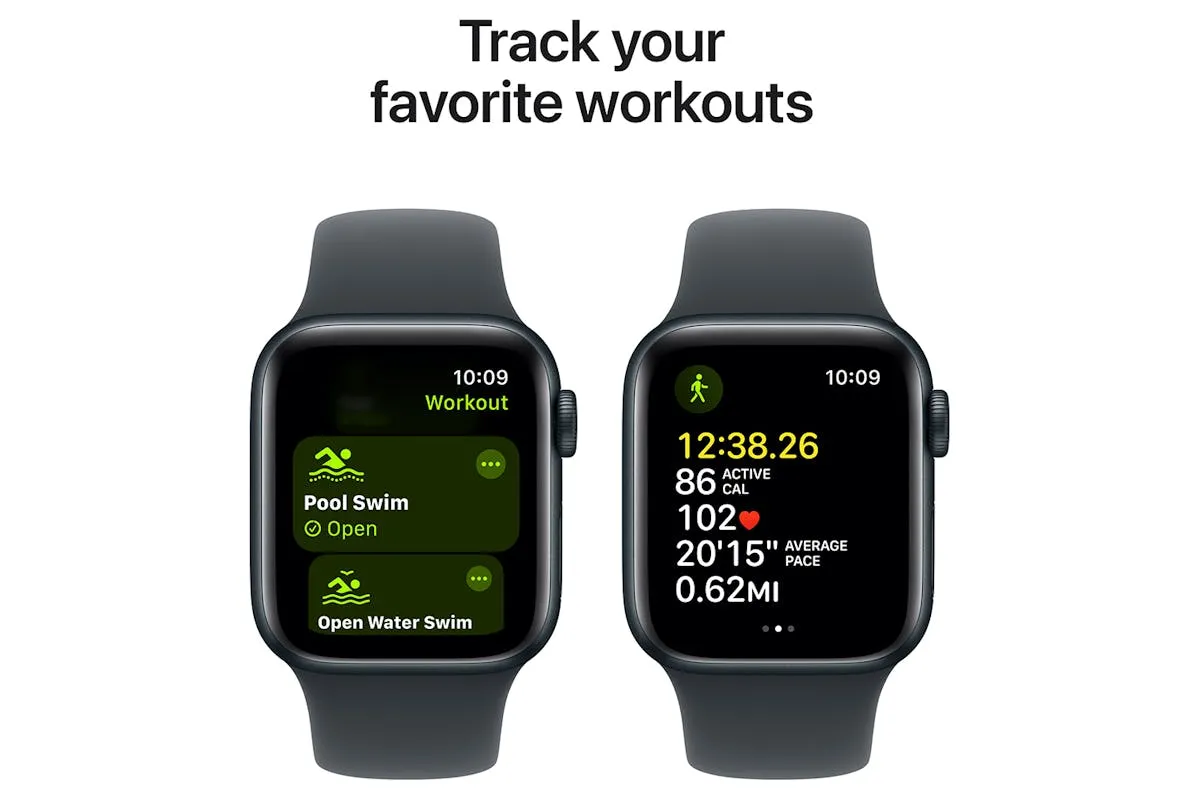 Apple Watch SE GPS | 40mm | Midnight Aluminium Case with Midnight Sport Band S/M