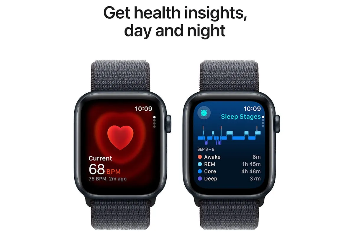 Apple Watch SE GPS | 44mm | Midnight Aluminium Case with Ink Sport Loop