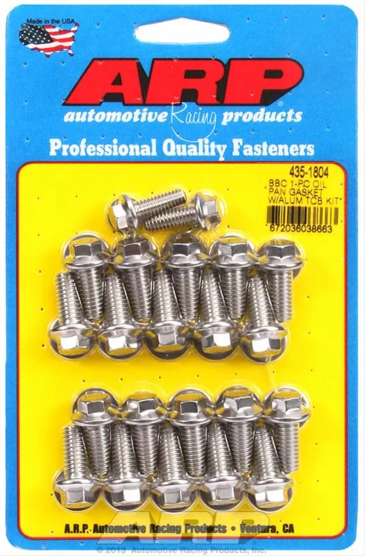 ARP Oil Pan Bolt Kits 435-1804