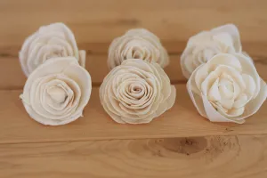 Assorted Sola Wood Rose Flowers