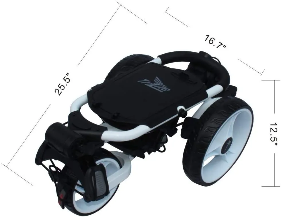 Axglo Golf TriLite 3 Wheel Push Cart