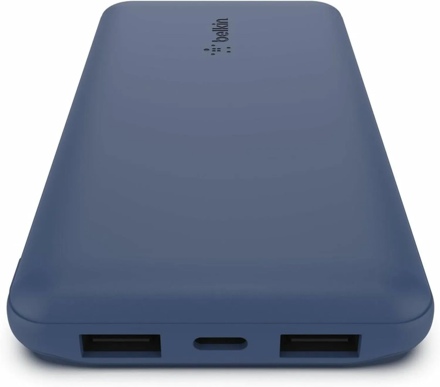 Belkin Portable Charger, USB-C Power Bank 10K W/ 1 USB-C Port and 2 USB-A Ports with USB-A to USB-C Cable for Iphone 16, 16 Plus, 16 Pro, 16 Pro Max, Samsung Galaxy S24, & More - Blue