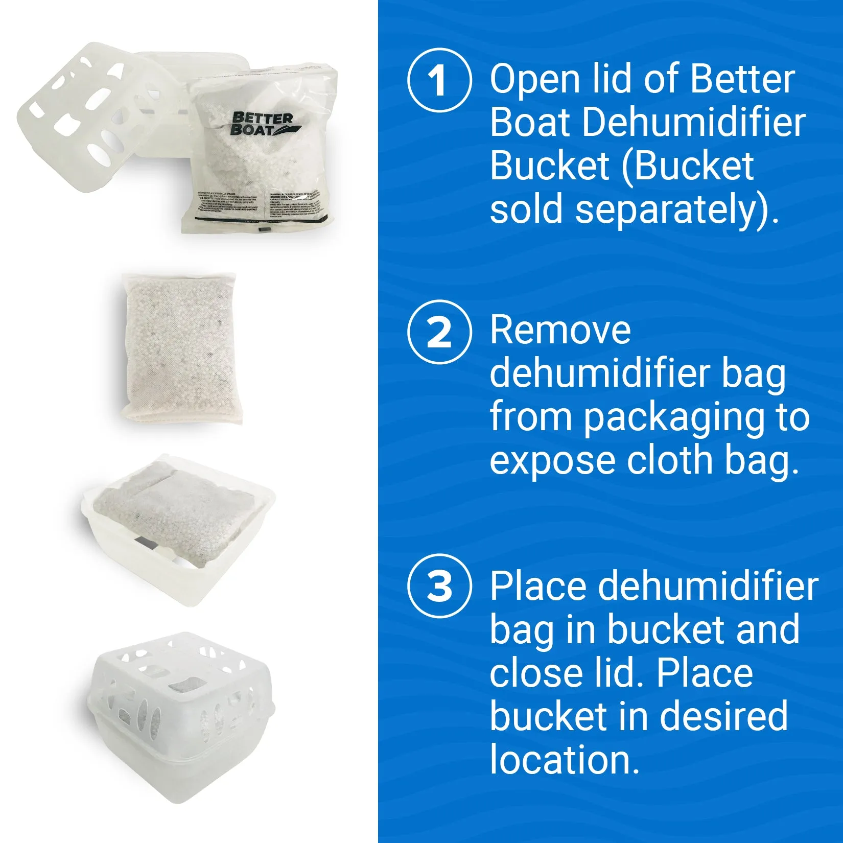 Better Boat Dehumidifier Refill Bags