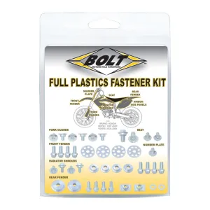 BOLT PLASTICS FASTENER KIT HON CR125/250 00-07 CRF450R 00-04