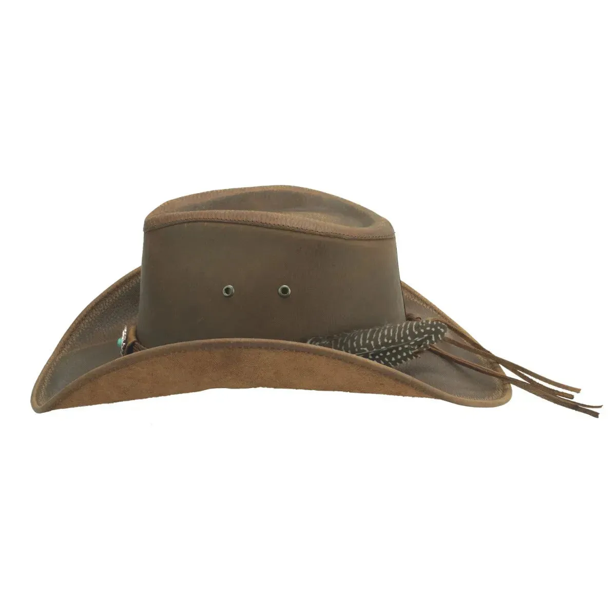 Bullhide Roswell - Leather Outback Hat