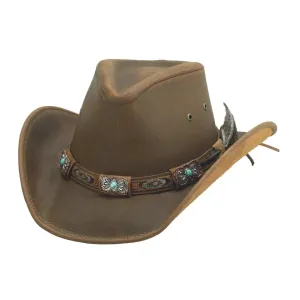 Bullhide Roswell - Leather Outback Hat