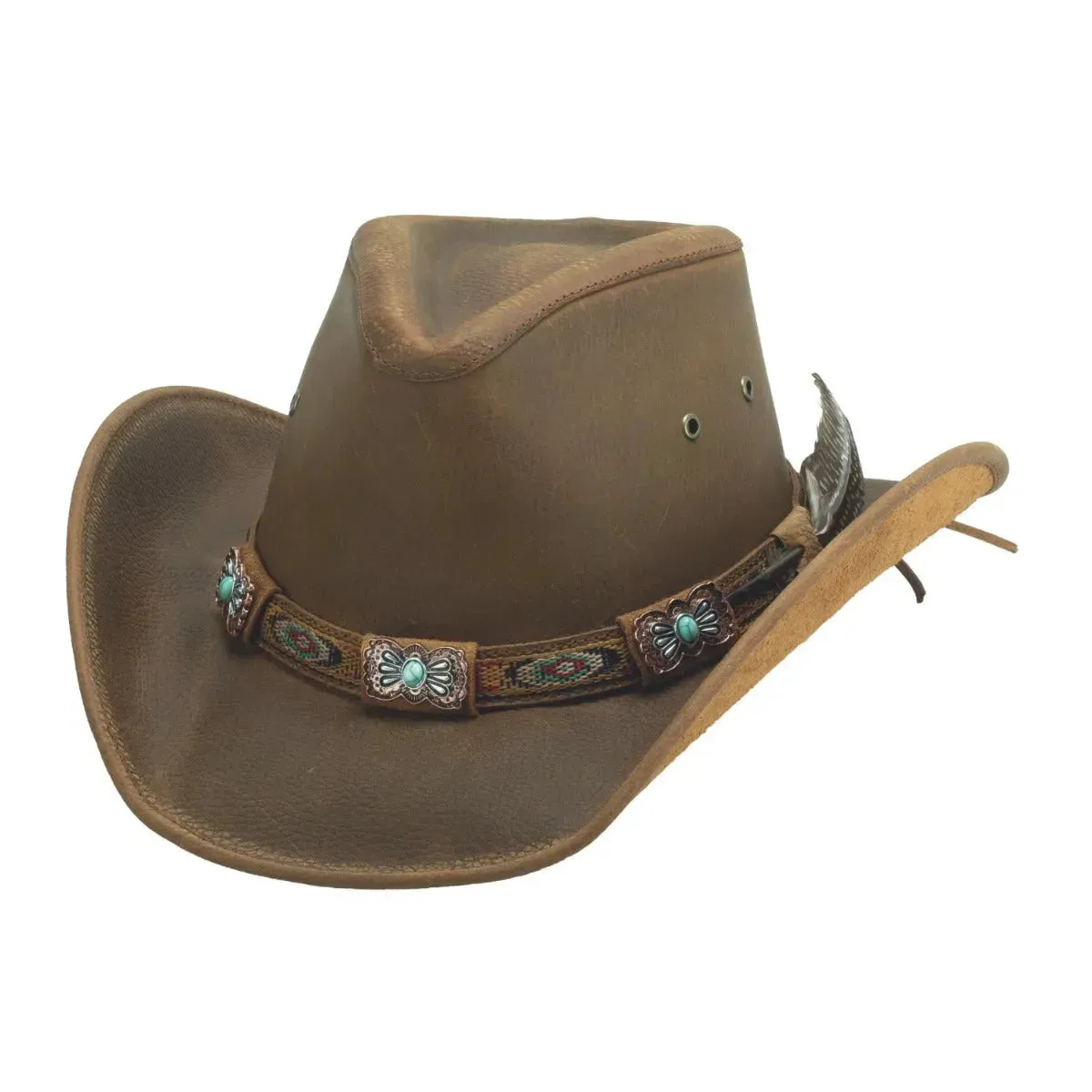 Bullhide Roswell - Leather Outback Hat