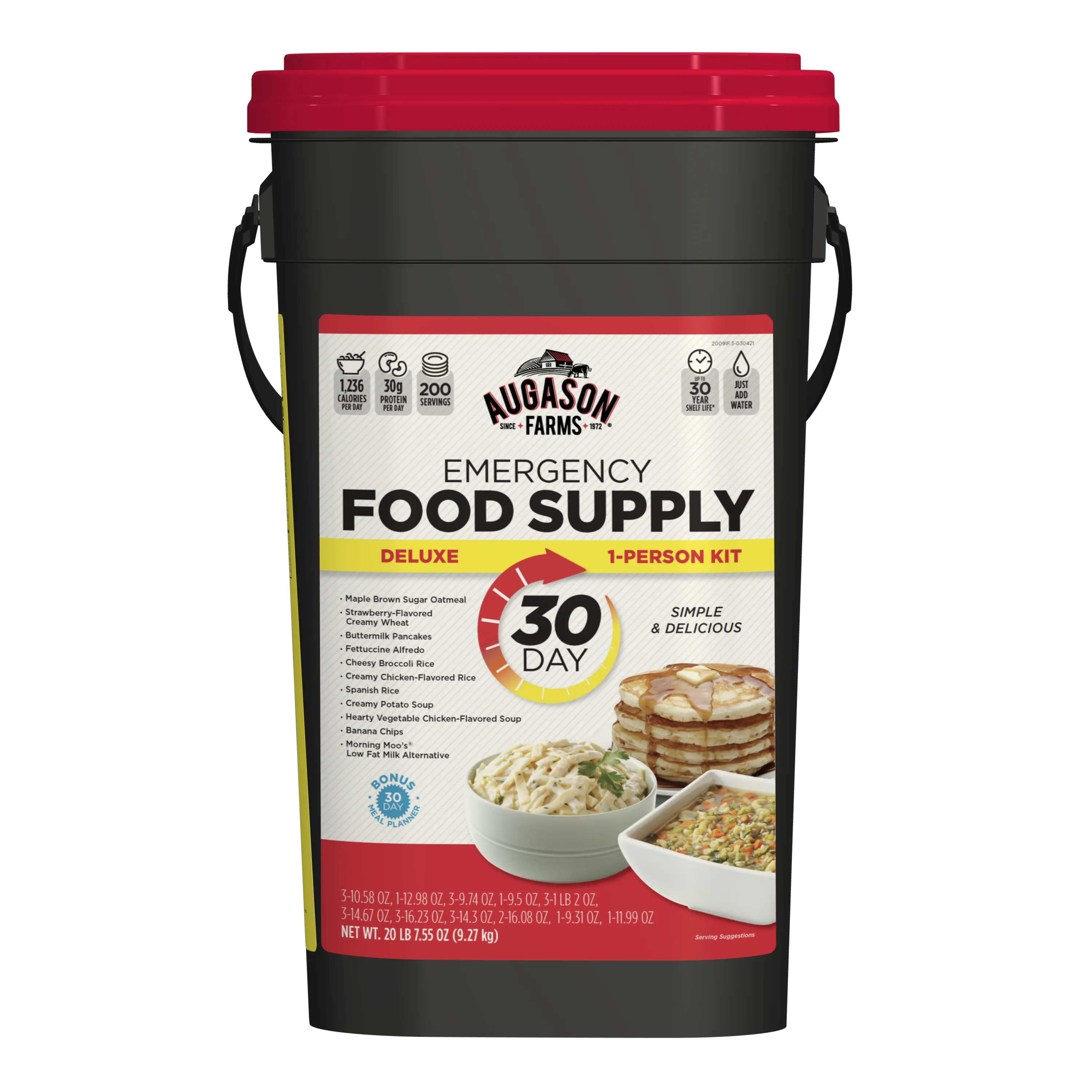 Deluxe 30-Day Emergency Food Storage