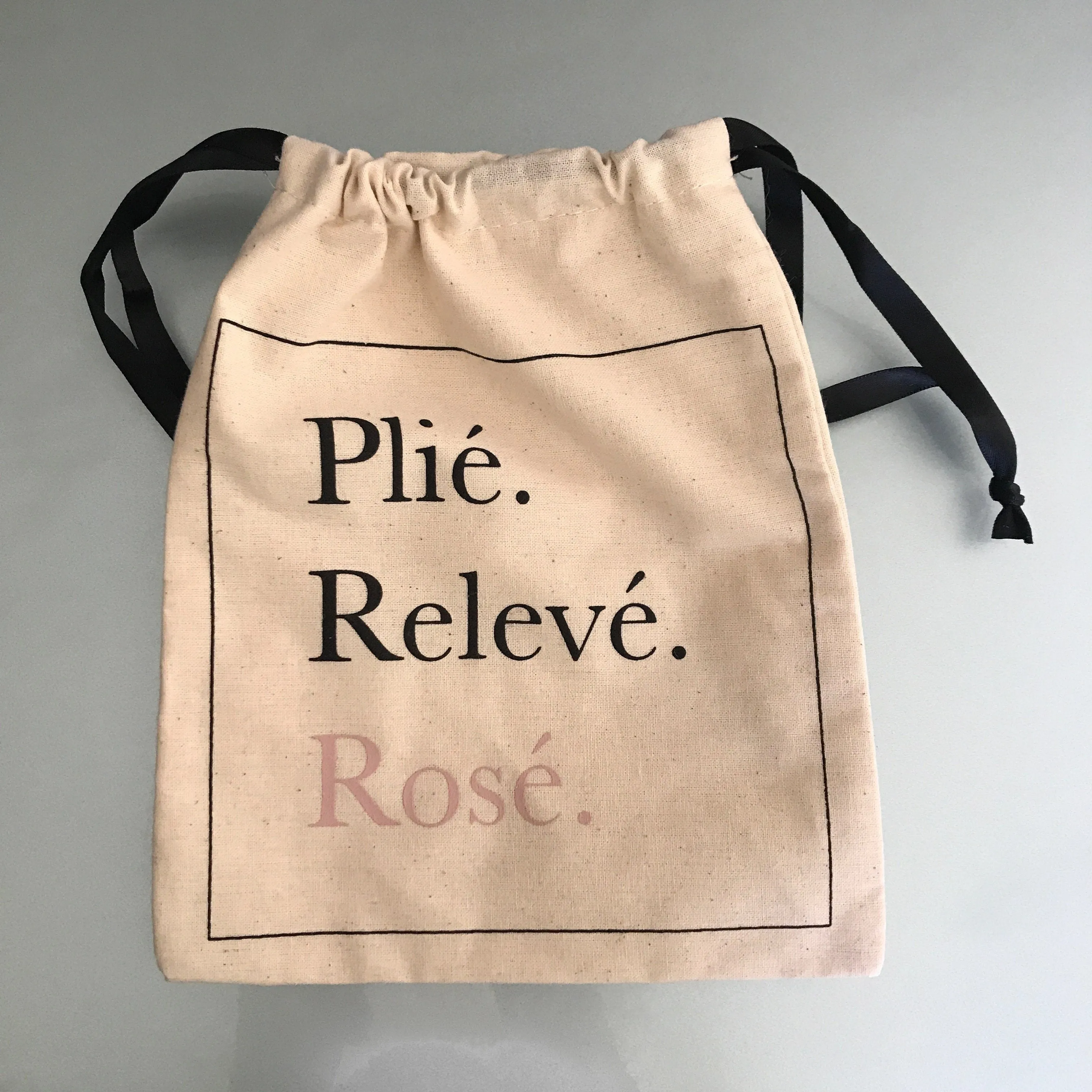 Deluxe Grip Sock Bag - Plie Releve Rose