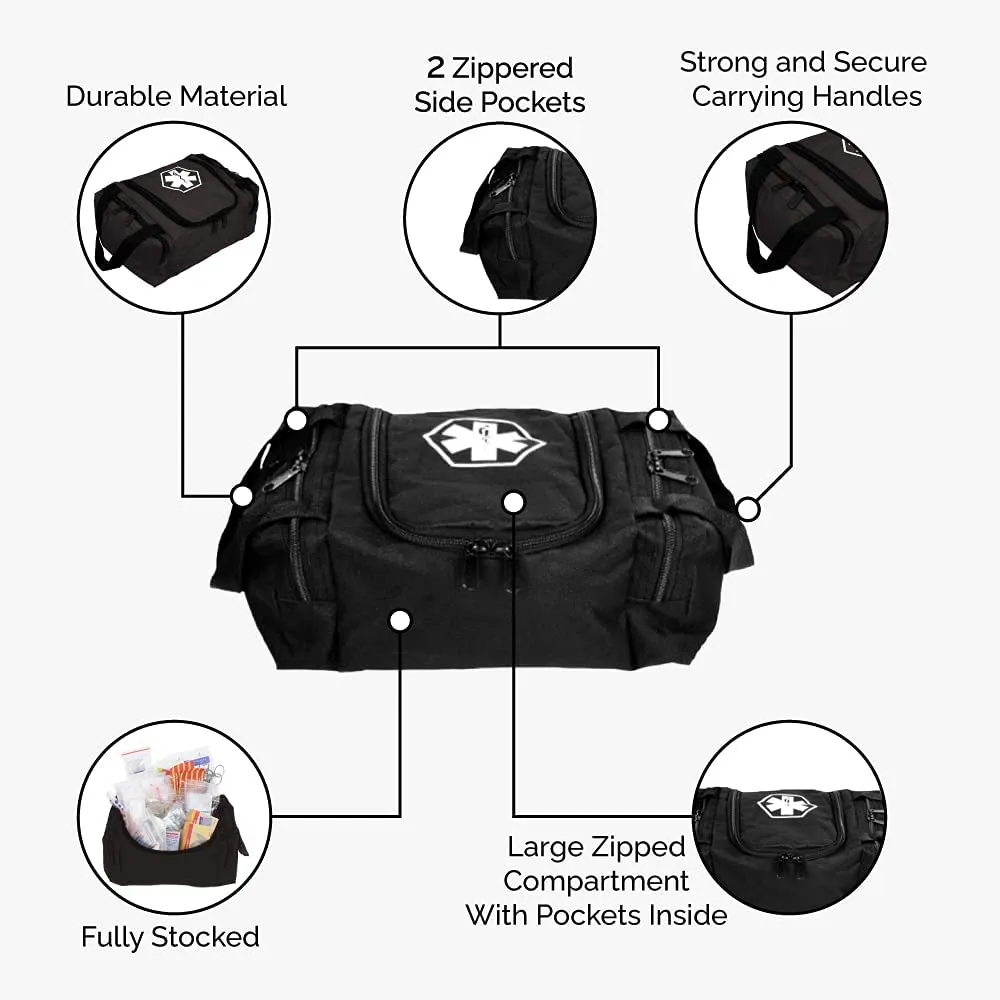 Dixie EMS First Responder Fully Stocked Trauma First Aid Kit