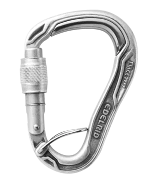 Edelrid HMS Bulletproof Screw Fixed Gate Climbing Carabiner