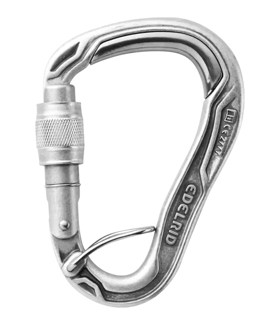 Edelrid HMS Bulletproof Screw Fixed Gate Climbing Carabiner