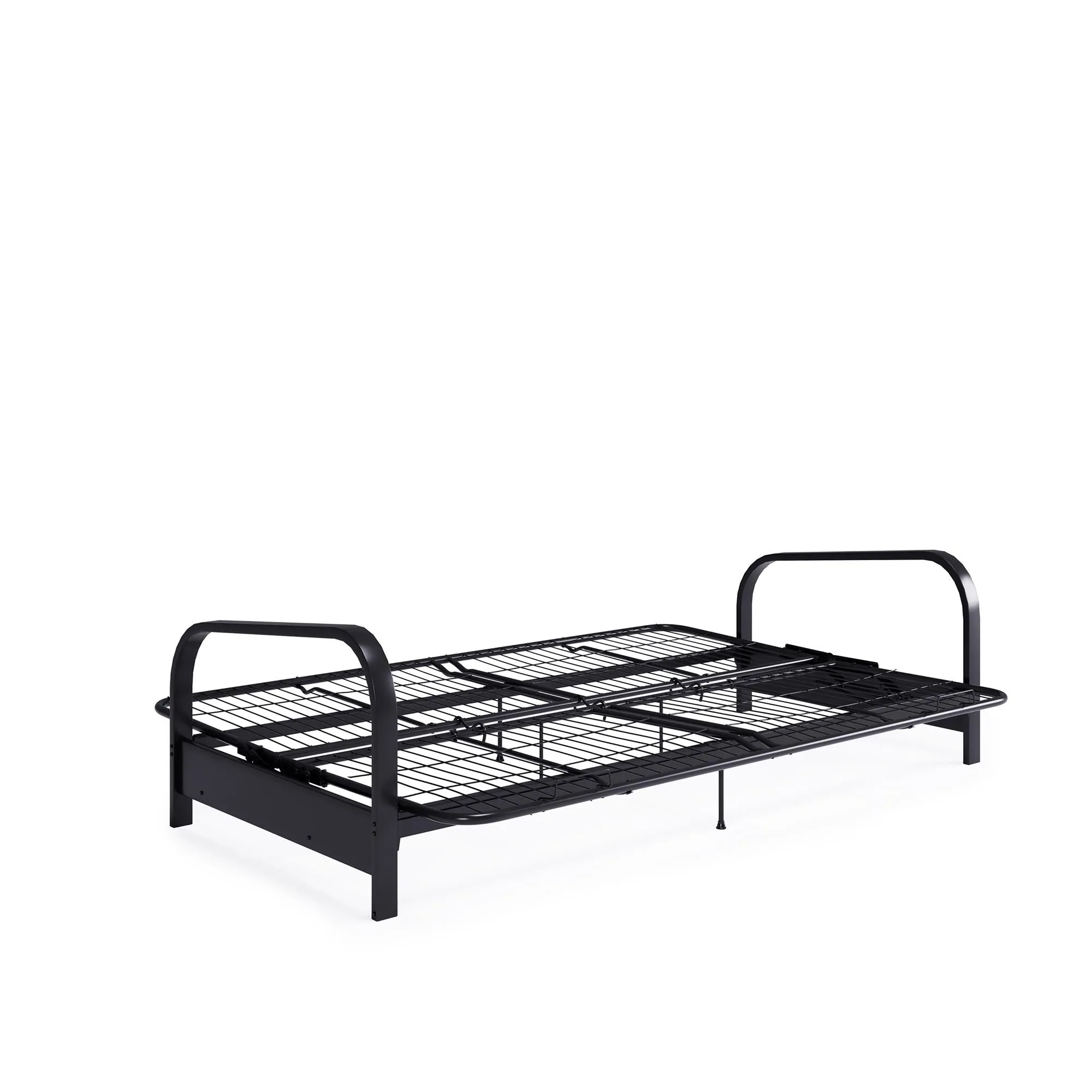 Elbern Futon Set with Black Frame and 6" Mattress