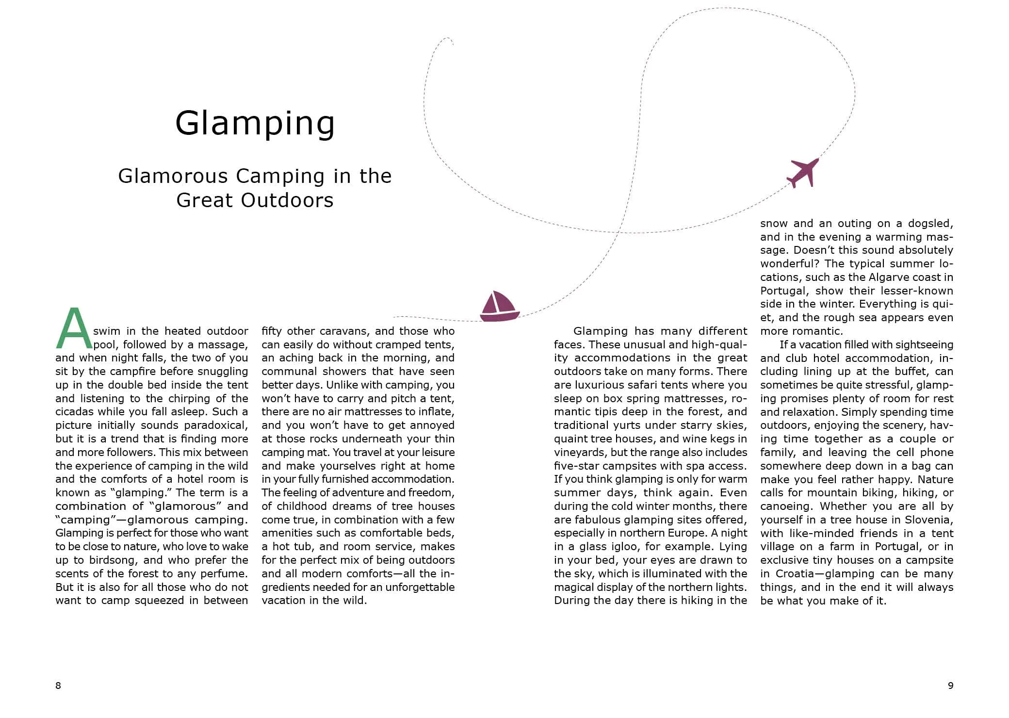 Glamping: Glamorous Camping in the Great Outdoors