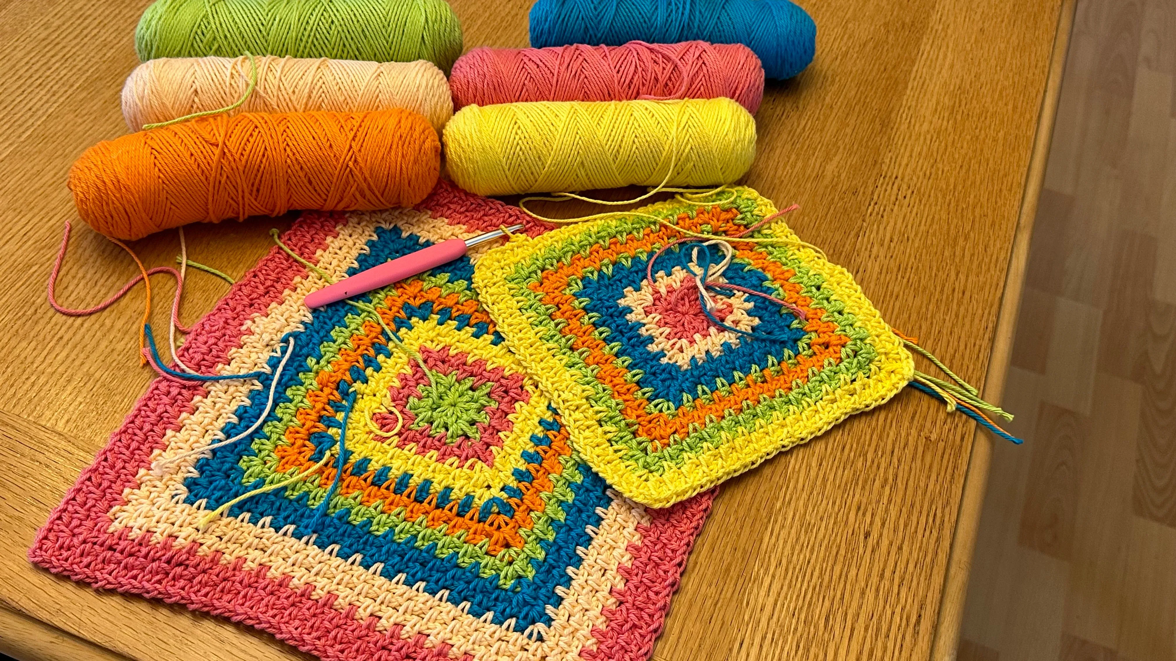 HIP TO BE SQUARE CROCHET BLANKET