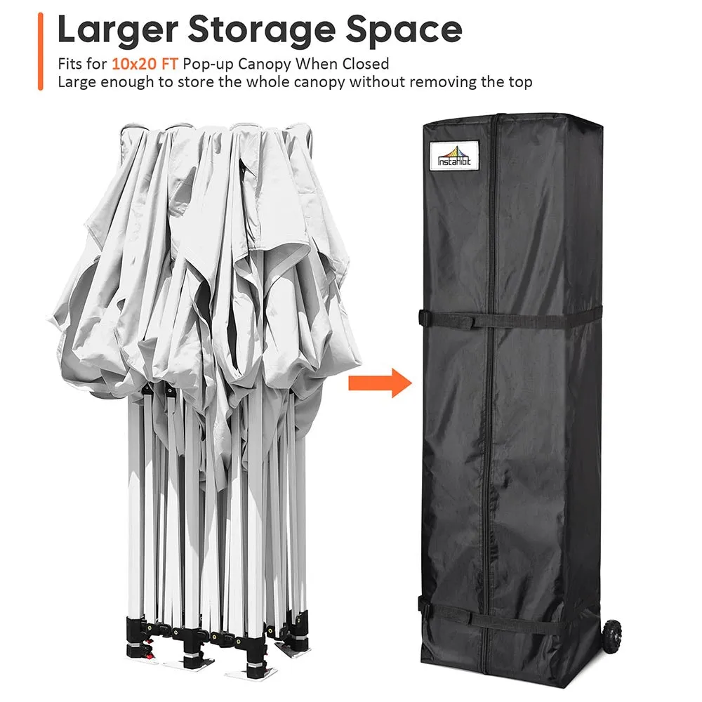 InstaHibit 10x20 Canopy Rolling Storage Bag w/ Handles 17x11x66"