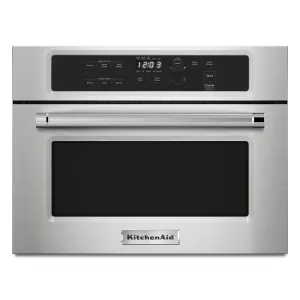 Kitchenaid KMBS104ESS 24" Built In Microwave Oven with 1000 Watt Cooking