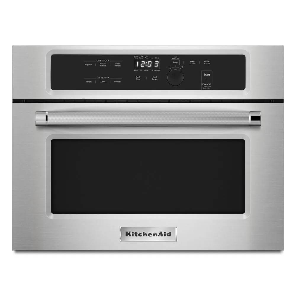 Kitchenaid KMBS104ESS 24" Built In Microwave Oven with 1000 Watt Cooking