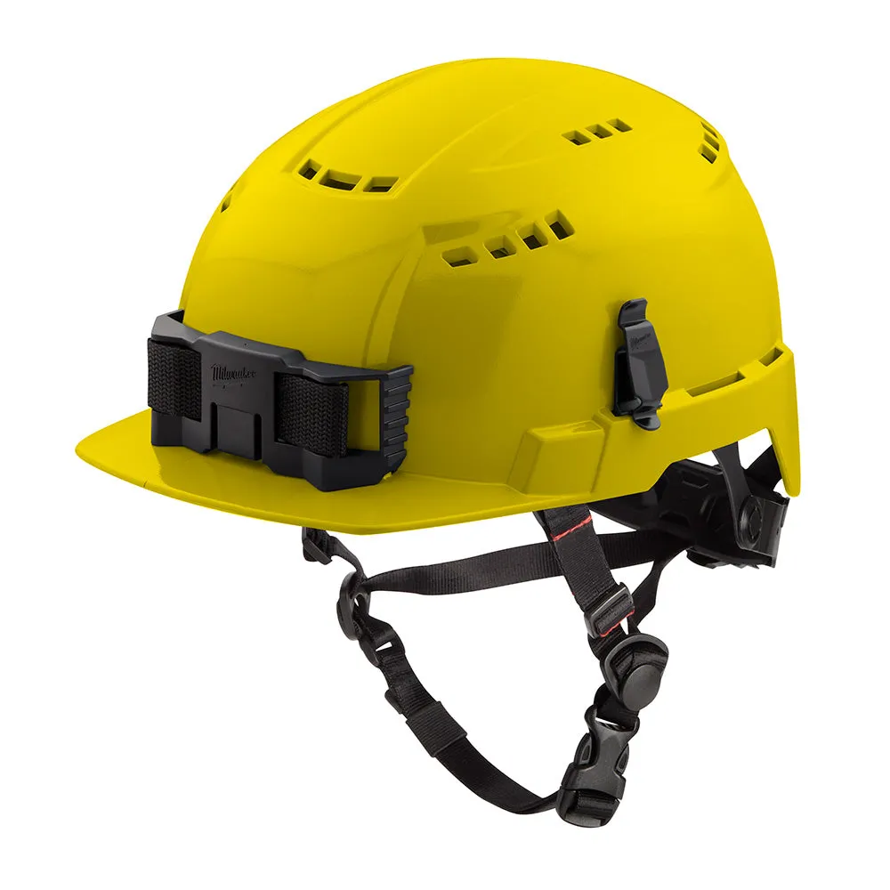 Milwaukee 48-73-1322 BOLT Yellow Front Brim Safety Helmet (USA) - Type 2, Class C, Vented