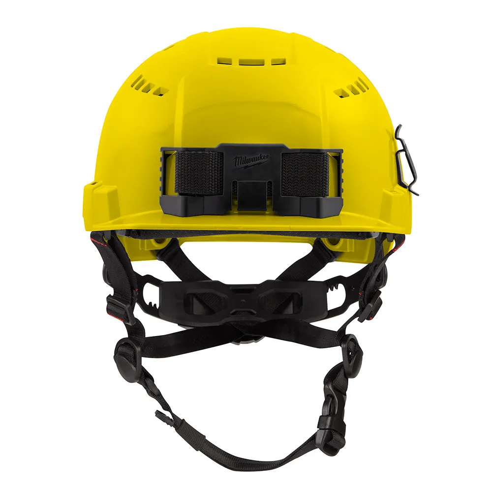 Milwaukee 48-73-1322 BOLT Yellow Front Brim Safety Helmet (USA) - Type 2, Class C, Vented