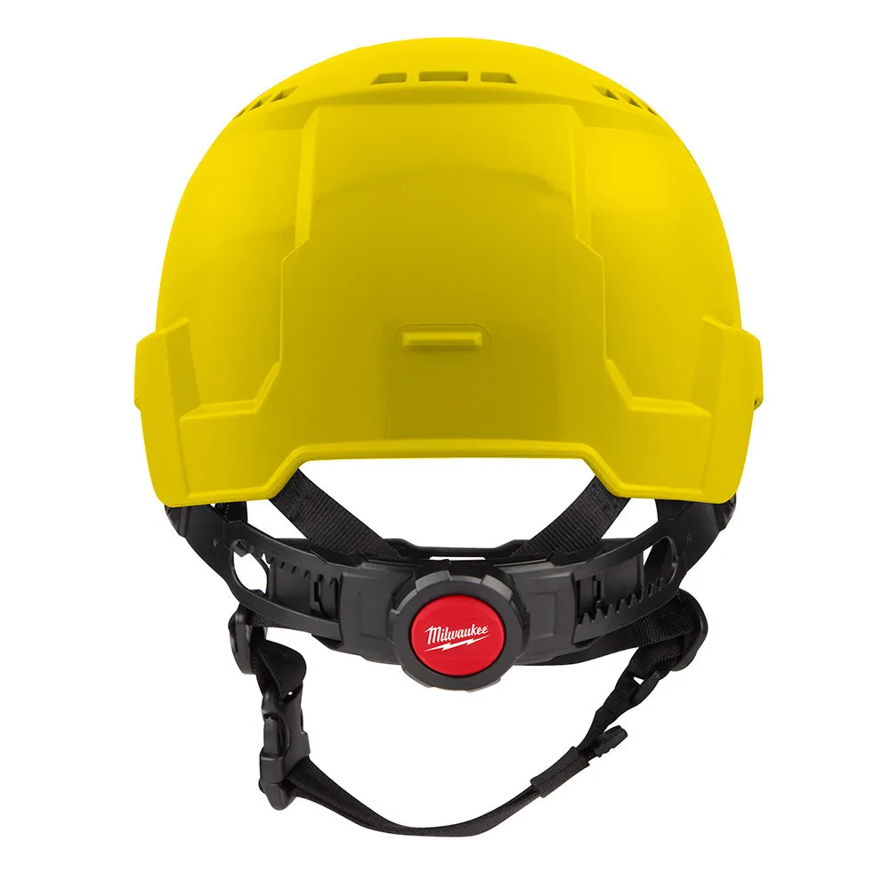 Milwaukee 48-73-1322 BOLT Yellow Front Brim Safety Helmet (USA) - Type 2, Class C, Vented