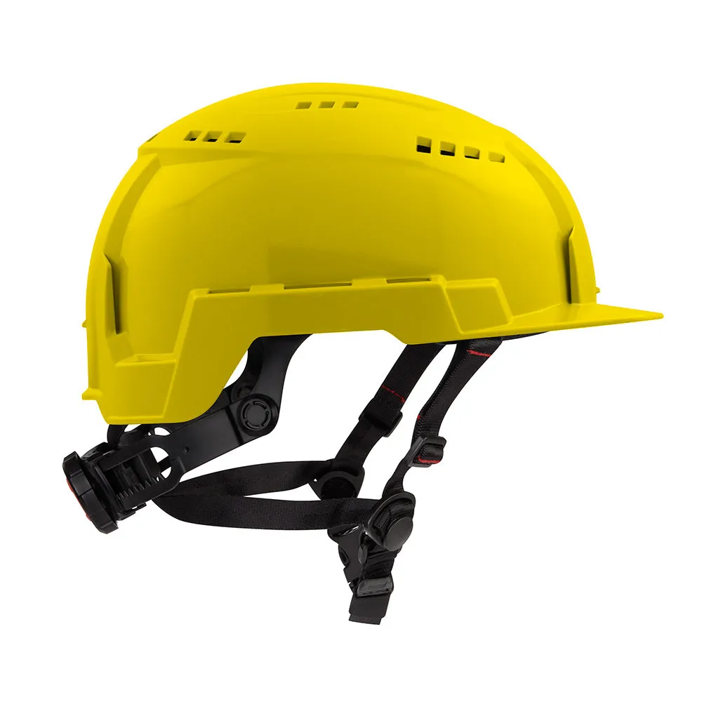 Milwaukee 48-73-1322 BOLT Yellow Front Brim Safety Helmet (USA) - Type 2, Class C, Vented