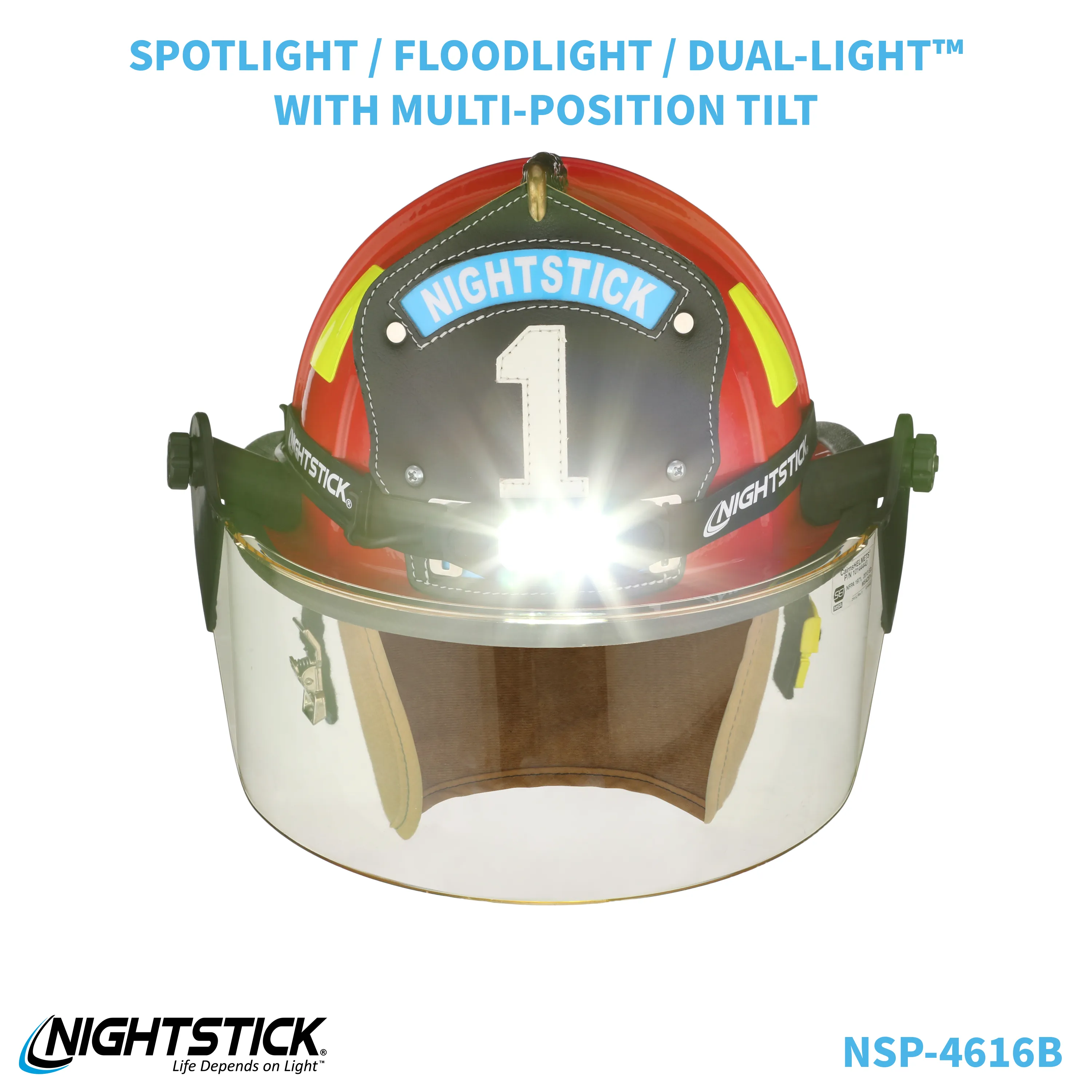 NSP-4616B: Low-Profile Dual-Light Headlamp