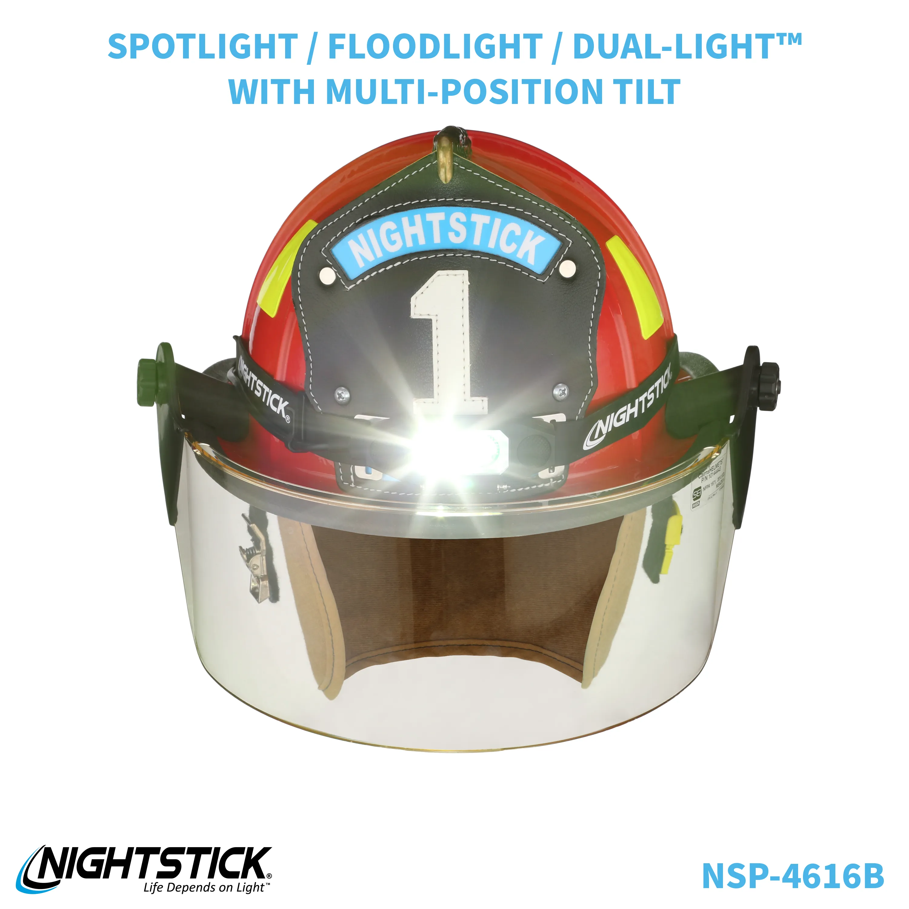 NSP-4616B: Low-Profile Dual-Light Headlamp