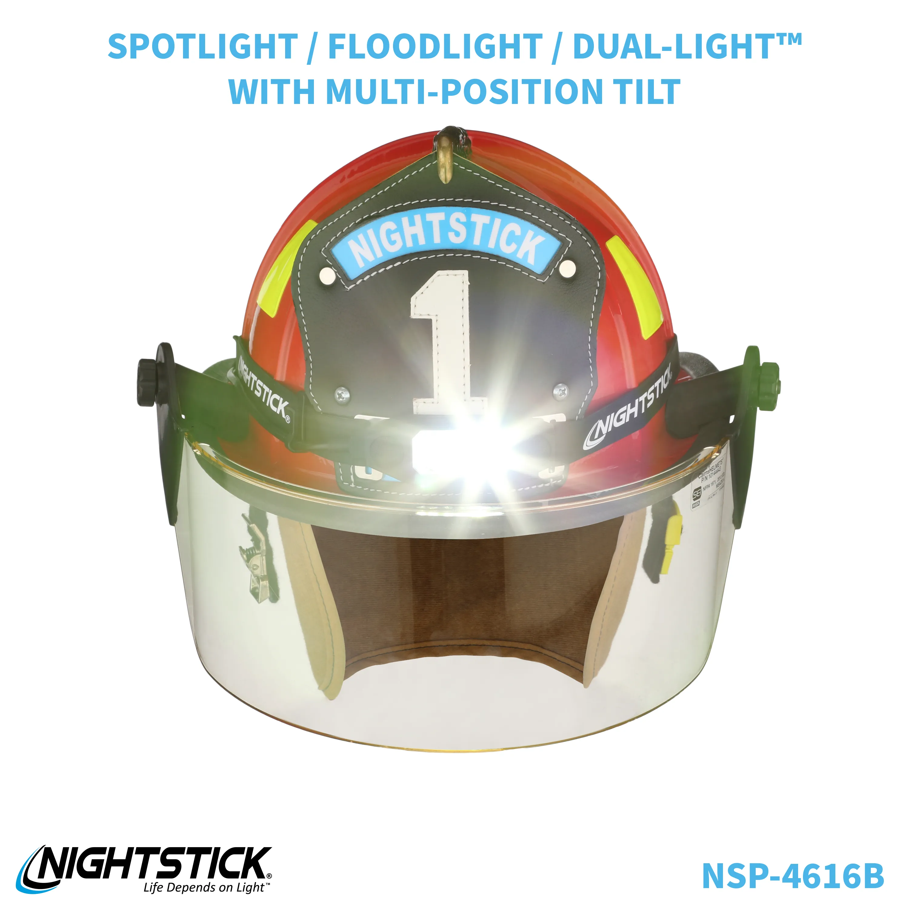 NSP-4616B: Low-Profile Dual-Light Headlamp