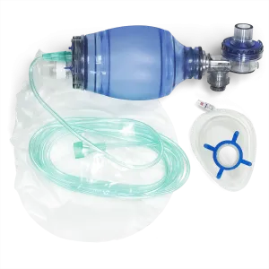 Resuscitation Bag with CPR Mask, Pediatric, 2500 cc/ml Manual Pump Bag