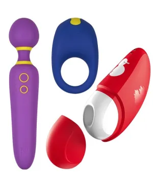 ROMP Pleasure Kit 4-Piece Vibrator Set