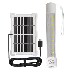 Solar Light Outdoor Rechargeable LED Tube Lights