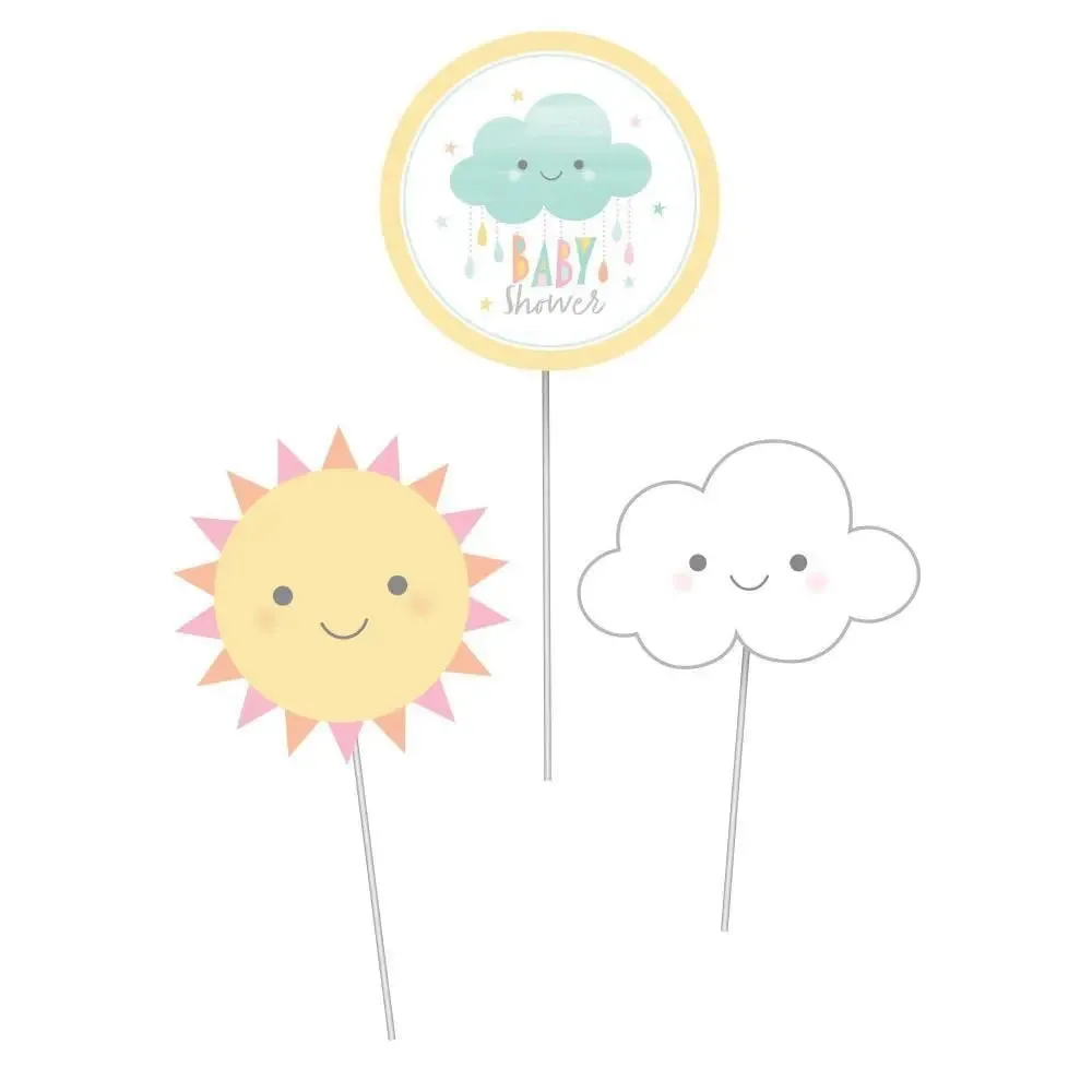 Sunshine Baby Shower Centrepiece Sticks - CLEARANCE