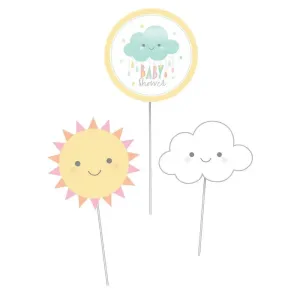 Sunshine Baby Shower Centrepiece Sticks - CLEARANCE