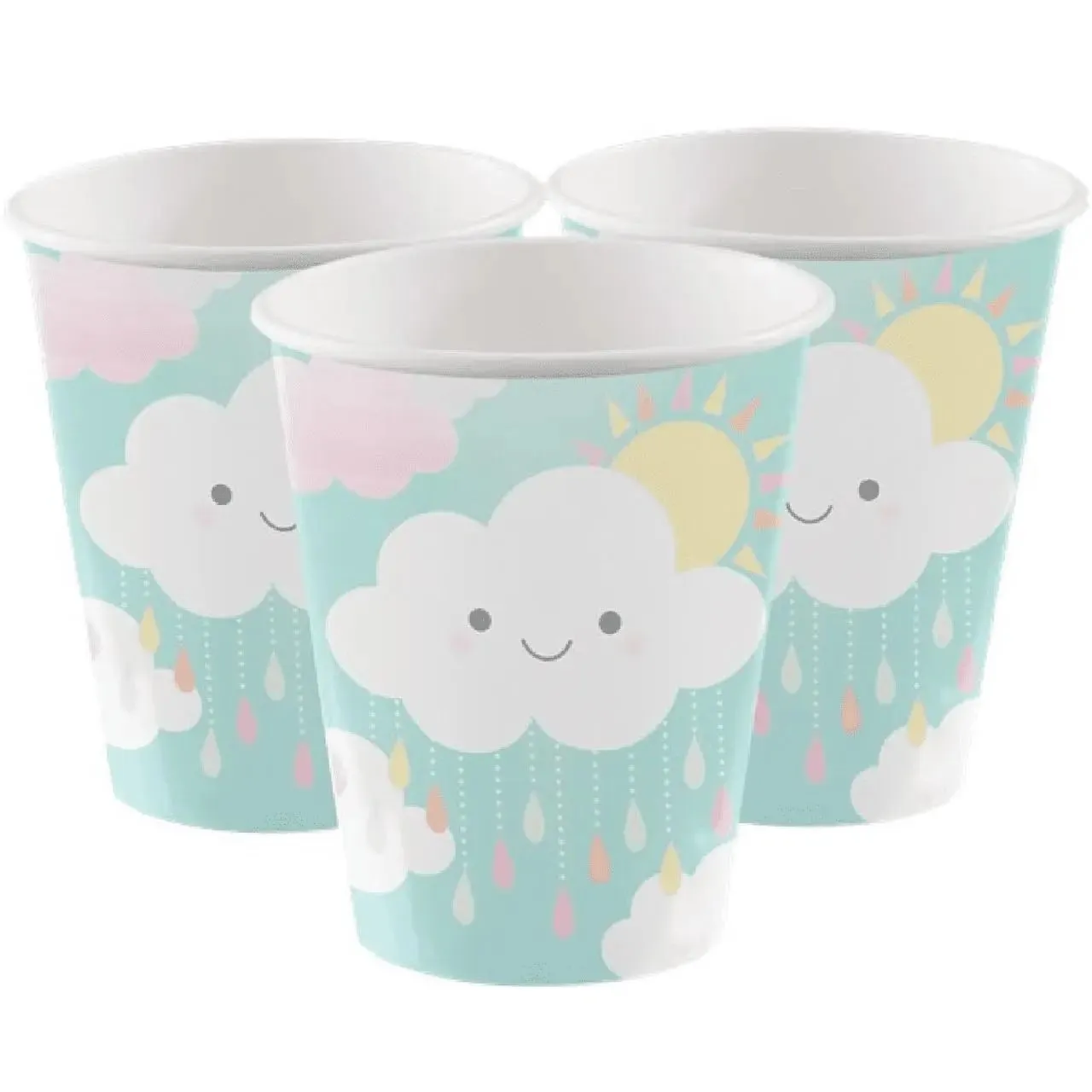 Sunshine Baby Shower Cups - 8 Pkt