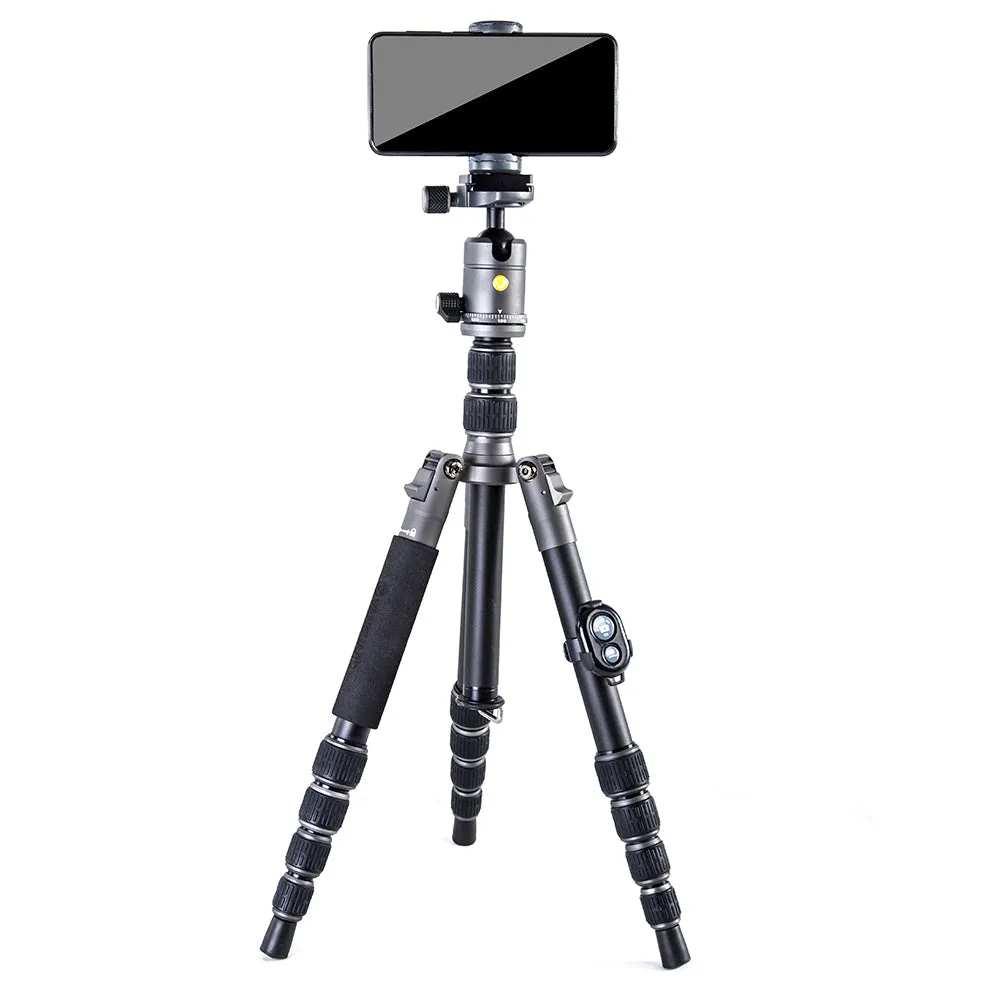 Vanguard - VEO 3 GO 235AB Aluminum Tripod / Monopod with Ball Head, Bluetooth Remote