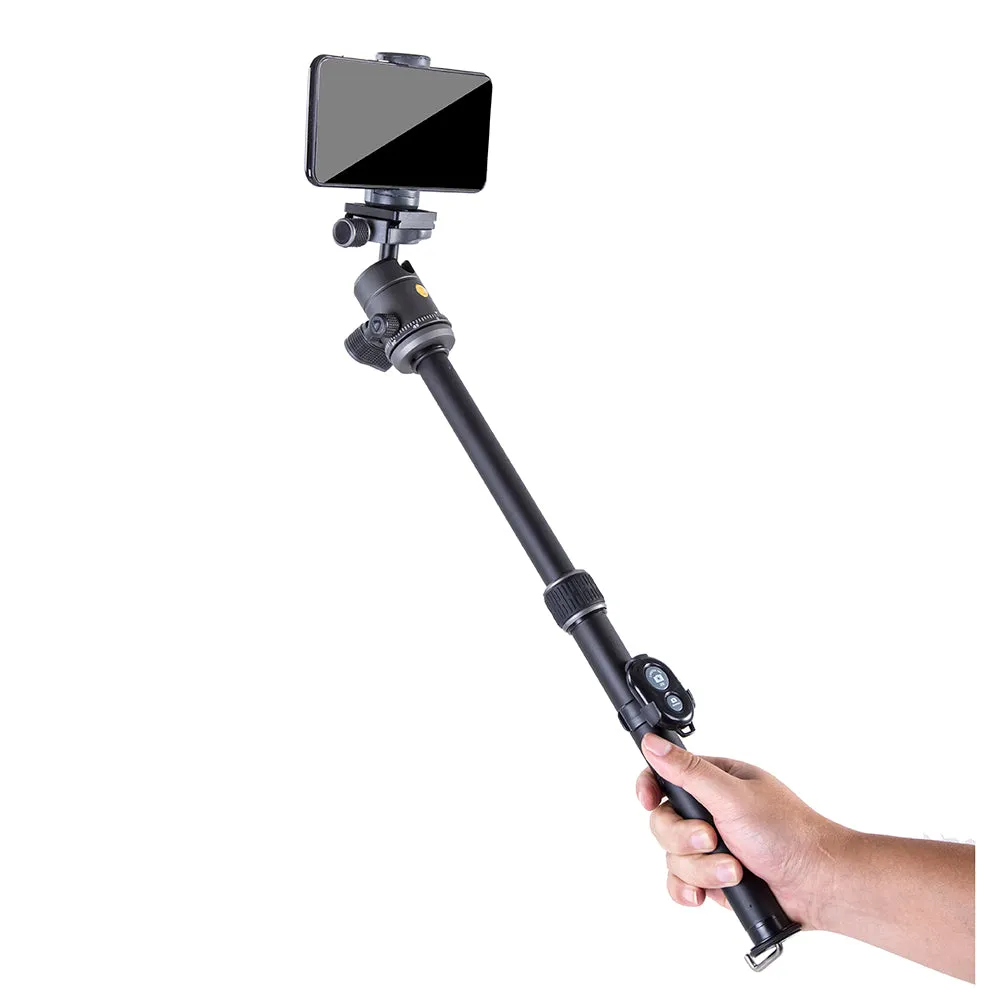 Vanguard - VEO 3 GO 235AB Aluminum Tripod / Monopod with Ball Head, Bluetooth Remote