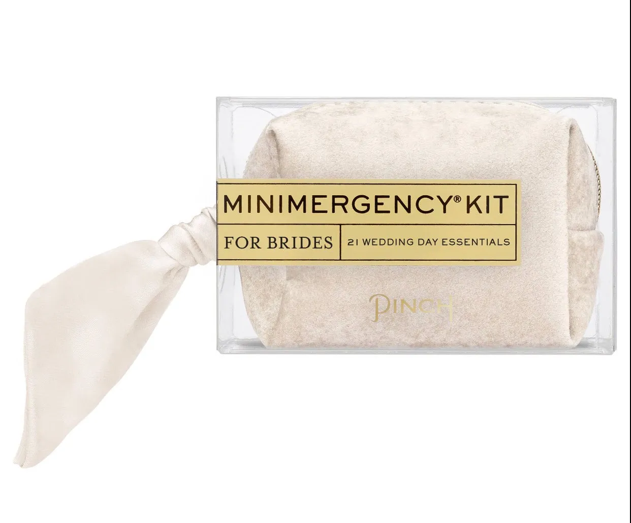 Velvet Minimergency Kits for Brides in Blush