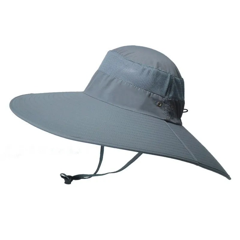 Wide Brim Bucket Hat